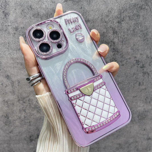 Makeup mirror shiny phonecase